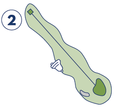 Quit Qui Oc Golf and Restaurant Map Hole 2