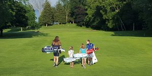 Quit Qui Oc Golf Course kids league walking to hole